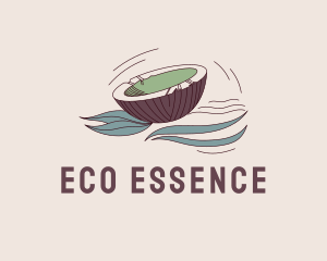 Natural - Natural Coconut Banner logo design