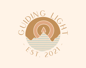 Brown Mountain Candle logo design