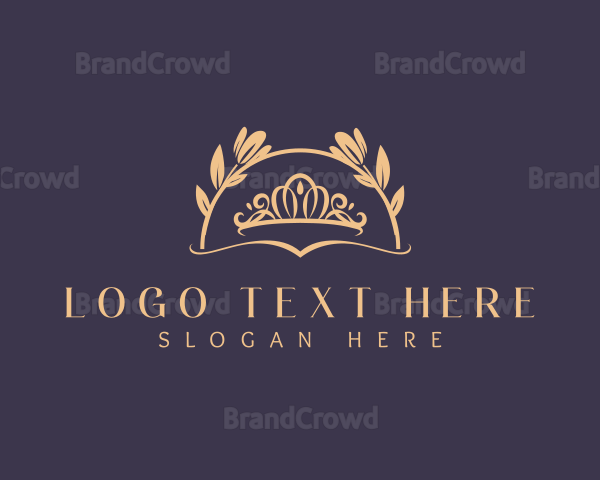 Elegant Crown Coronation Logo