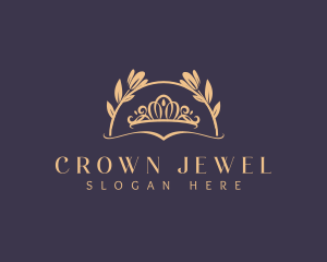 Pageantry - Elegant Crown Coronation logo design