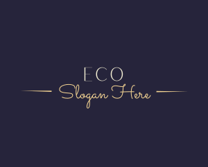 Elegant Clothing Firm Logo