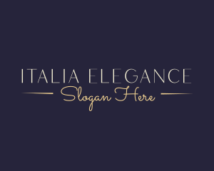 Elegant Clothing Firm logo design