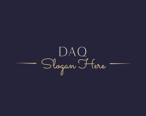 Firm - Elegant Clothing Firm logo design