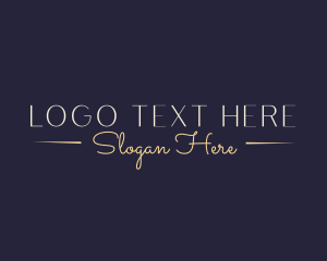 Luxury - Elegant Clothing Firm logo design