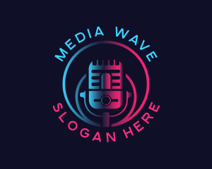 Broadcast - Radio Music Broadcast logo design