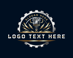 Gear Laser Equipment logo design