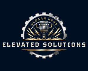 Gear Laser Equipment logo design