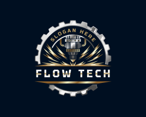 Gear Laser Equipment logo design