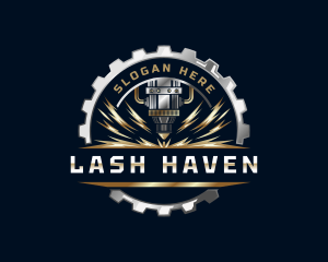 Gear Laser Equipment logo design