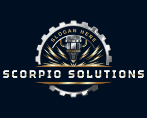 Gear Laser Equipment logo design