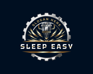 Gear Laser Equipment logo design