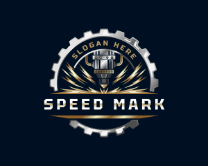 Gear Laser Equipment logo design