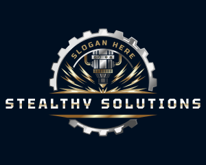 Gear Laser Equipment logo design