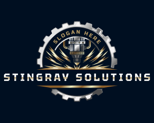 Gear Laser Equipment logo design