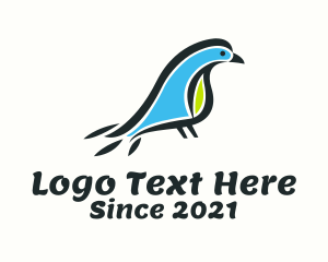 Birdwatching - Tropical Bird Animal logo design