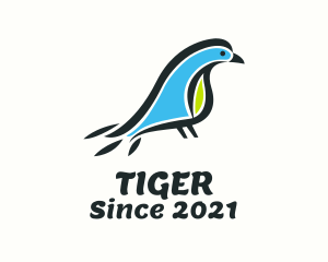 Aviary - Tropical Bird Animal logo design