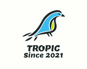 Tropical Bird Animal logo design