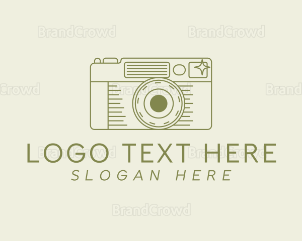 Retro Photo Camera Logo