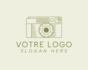 Image - Retro Photo Camera logo design