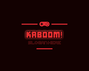 Gaming Console Text Logo