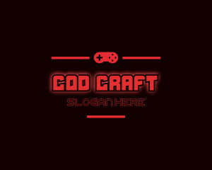 Cod - Gaming Console Text logo design