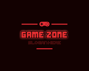 Gaming Console Text logo design