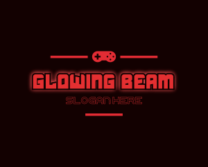 Gaming Console Text logo design