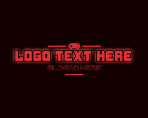 Minecraft - Gaming Console Text logo design