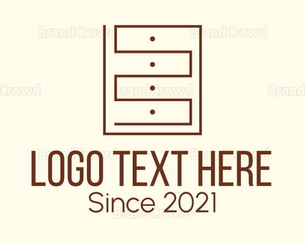 Minimalist Wood Dresser Logo