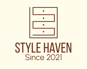 Dresser - Minimalist Wood Dresser logo design