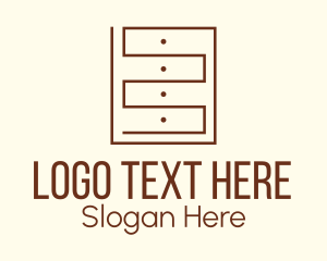 Minimalist Wood Dresser  Logo