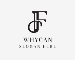Law Firm - Simple Luxury Business Letter F logo design