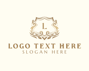 Lettermark - Stylish Fashion Shield logo design