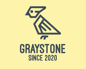 Gray - Gray Parrot Bird logo design