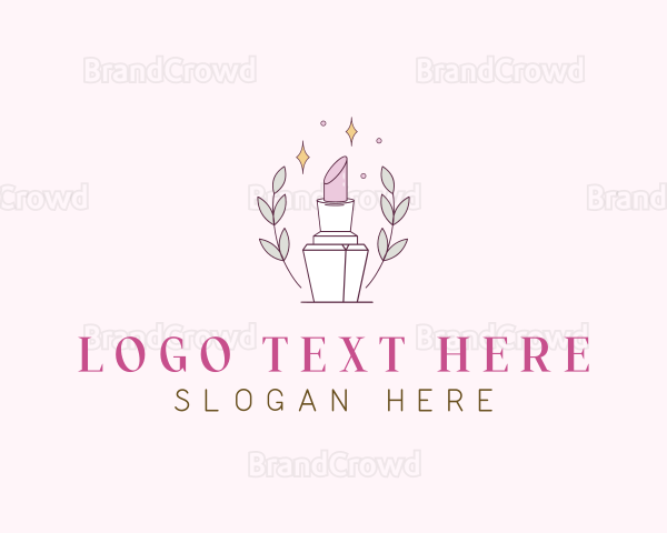 Beauty Salon Lipstick Logo