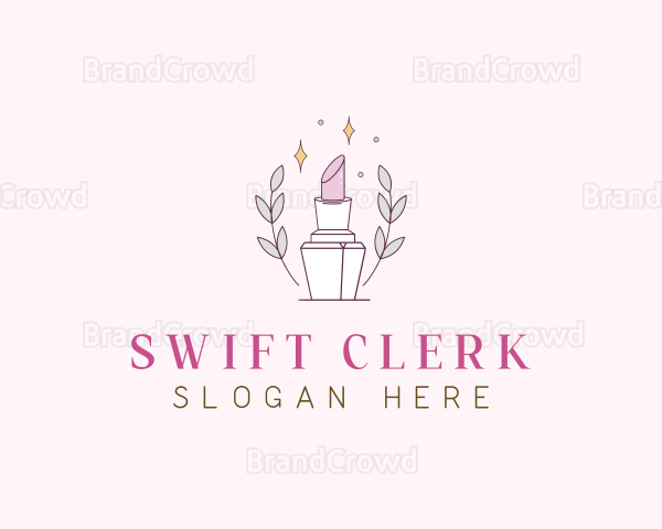 Beauty Salon Lipstick Logo