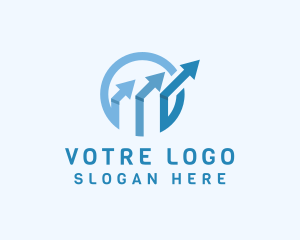 Statistic - Marketing Business Arrow logo design