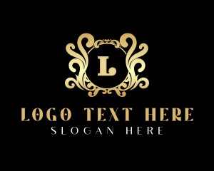 Elegant Ornament Crest logo design