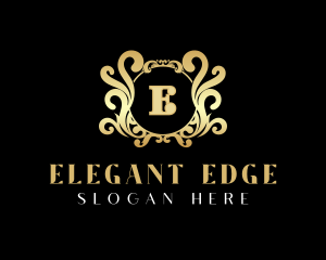 Elegant Ornament Crest logo design