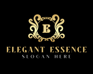 Elegant Ornament Crest logo design