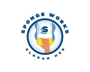 Sponge - Sanitation Cleaning Sponge logo design