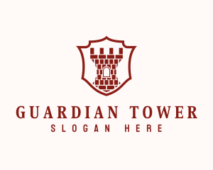 Tower Shield Castle logo design