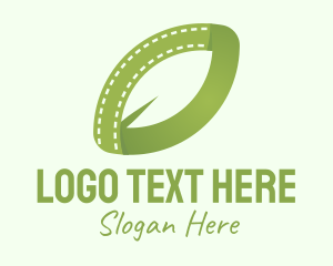 Video Recording - Green Leaf Reel logo design
