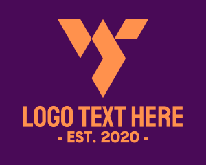 Geometric - Geometric Letter V logo design
