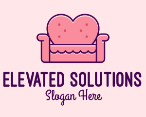 Loveseat Love Couch  logo design