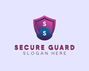 Cybersecurity - Shield Defense Security logo design