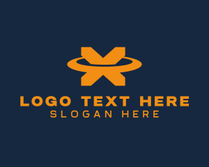 Generic Orbit Letter X logo design