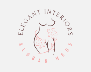 Feminine Nature Spa logo design