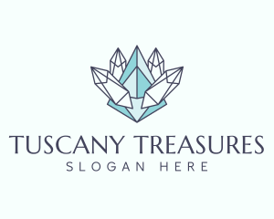 Luxury Crystal Jewelry logo design