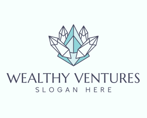 Rich - Luxury Crystal Jewelry logo design